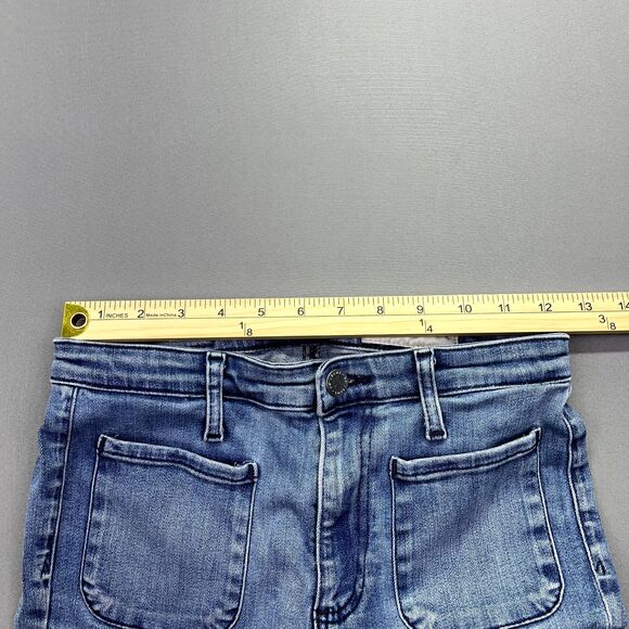 Anthropologie AG Retro Stevie Slim Straight Jeans Size‎ 26R Mid Rise Light Wash - Picture 7 of 16